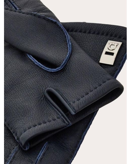 Ferragamo Herren Gefütterte Handschuhe in Blue für Herren