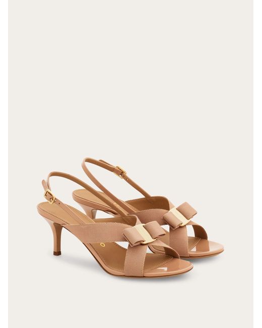 Ferragamo Natural Vara Bow Sandal .5