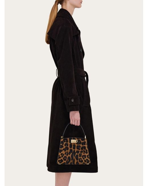 Ferragamo Natural New Studio Box Bag (Xs)