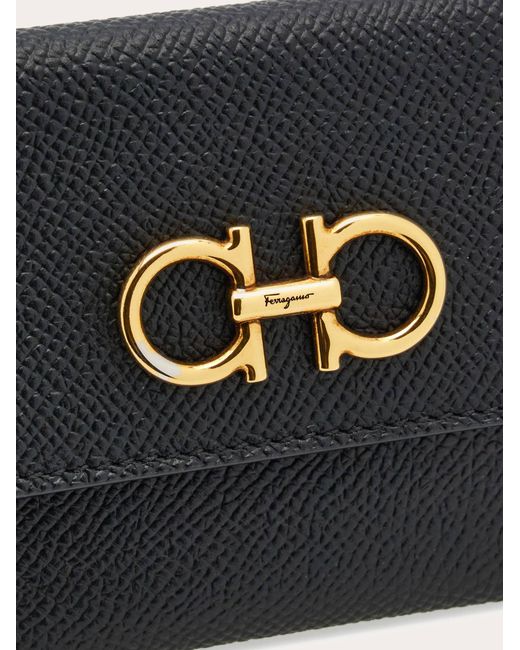 Ferragamo Black Mini Leather Accessory