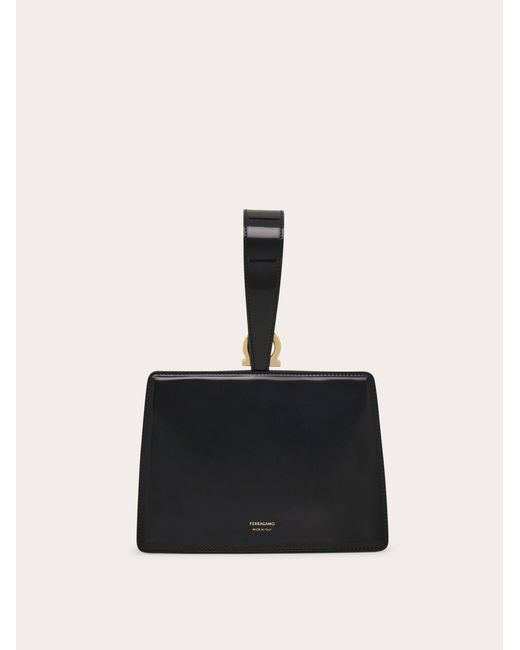 Ferragamo Black Mini Clutch