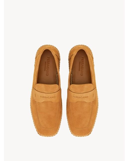 Ferragamo Natural Espadrilles Loafer for men