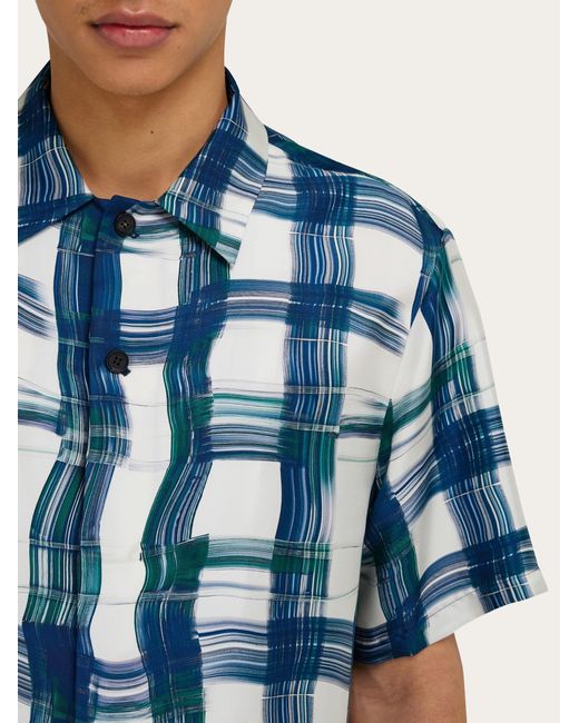 Hombre Camisa Deportiva Azul Ferragamo de hombre de color Blue