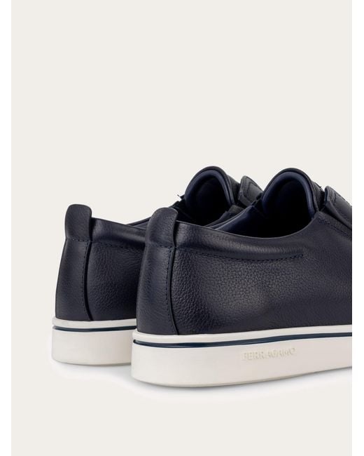 Ferragamo Blue Derby Slip-On for men
