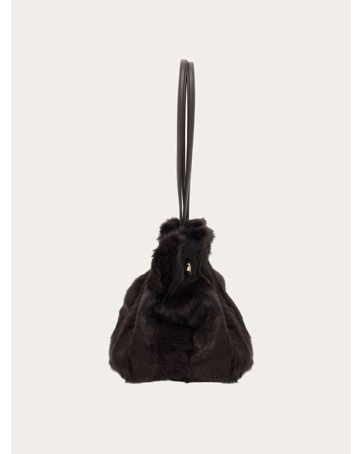 Donna Soft-Bag (M) di Ferragamo in Black