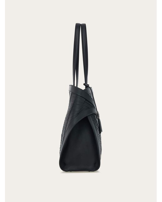 Ferragamo Black Hug Shoulder Bag for men