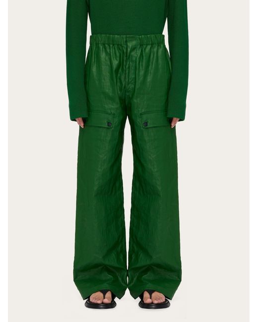 Pantalone con tasconi di Ferragamo in Green da Uomo
