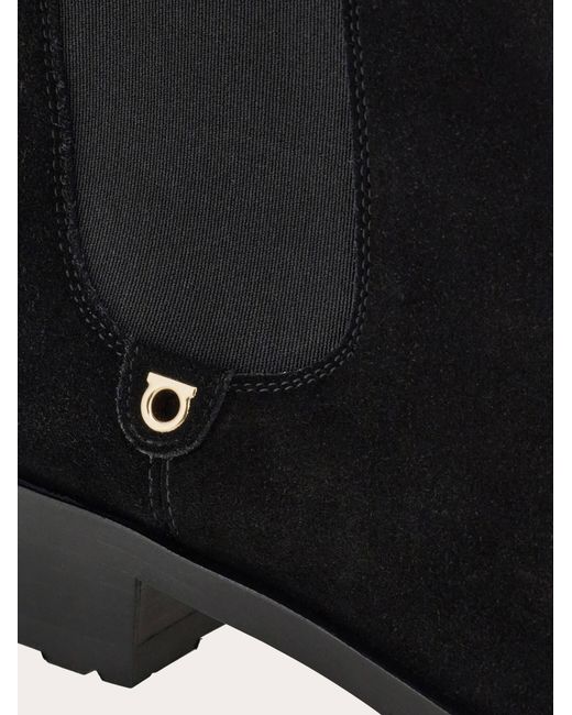 Ferragamo Black Chelsea Boot