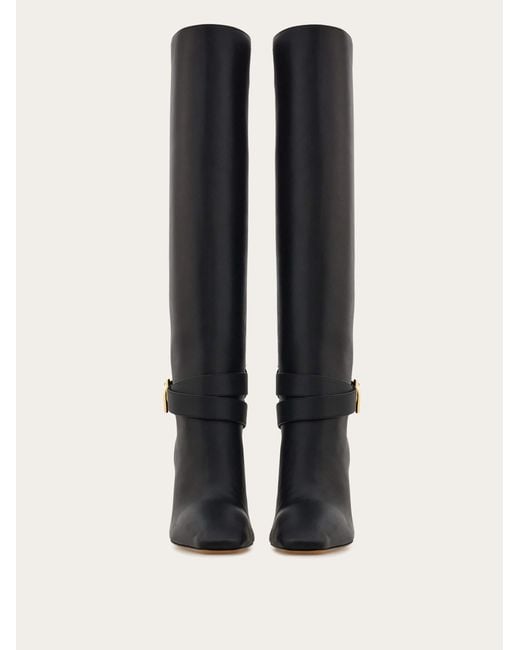 Mujer Botas Con Cuña Negro Talla .5 Ferragamo de color Black