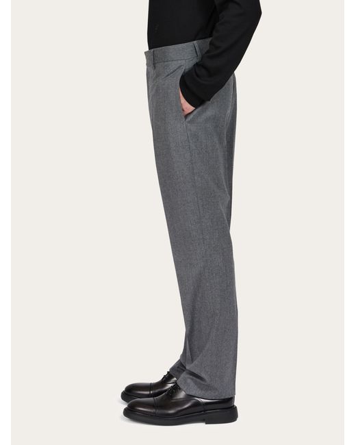 Ferragamo Gray Tailored Trouser for men