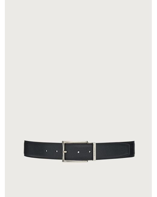 Ferragamo White Reversible And Adjustable Belt for men