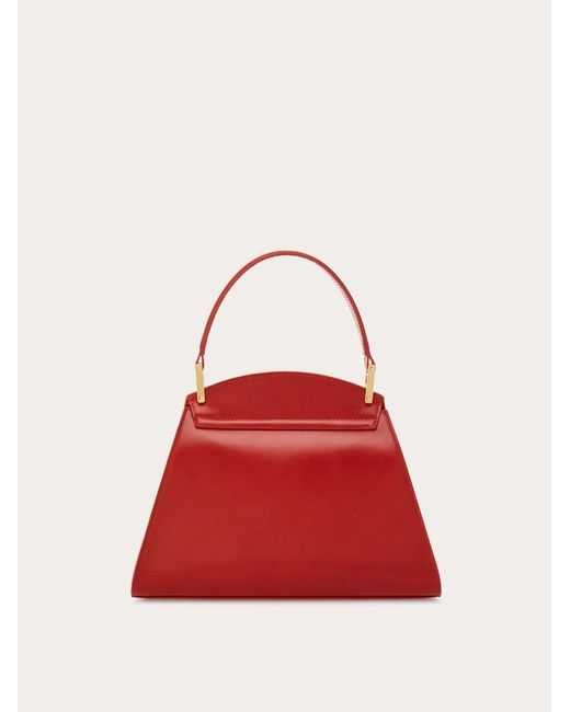 Ferragamo Red Damen Geometrische Handtasche (M)