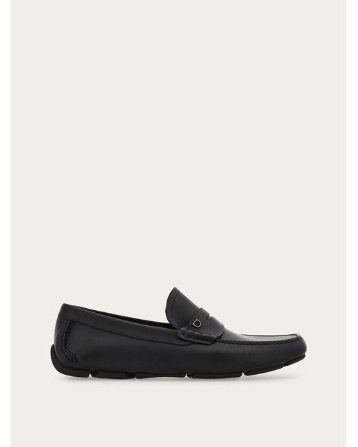 Ferragamo White Penny Driver for men