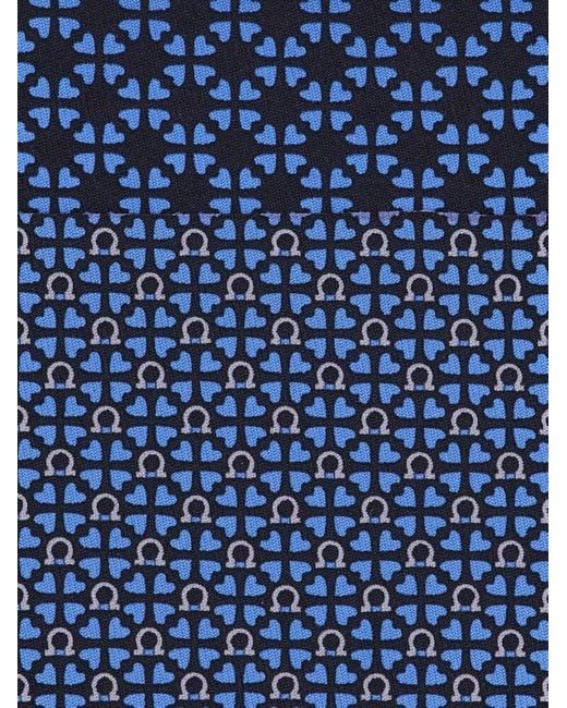 Uomo Cravatta di Ferragamo in Blue da Uomo