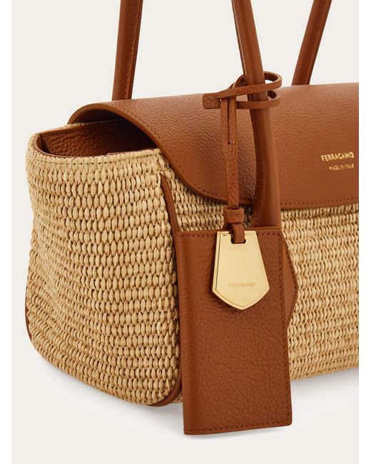 Ferragamo Natural Damen Totebag East-West (S)
