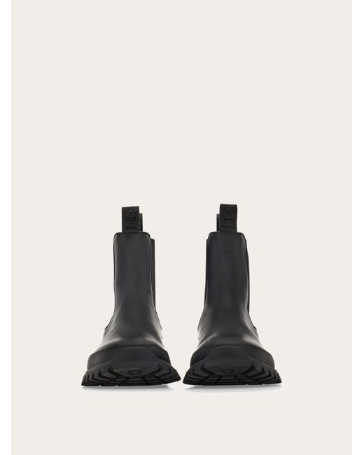 Ferragamo Herren Chelsea-Boot Größe in Black für Herren