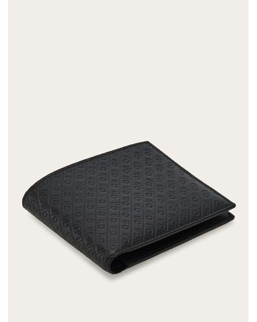 Ferragamo Black Monogram Wallet for men