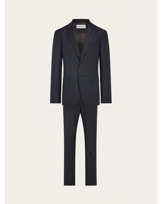 Ferragamo Blue Wool Suit for men