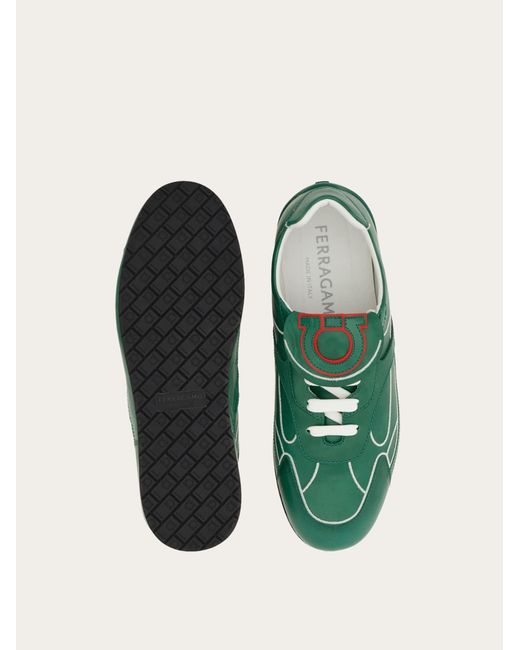 Ferragamo Green Low-Top Sneaker for men