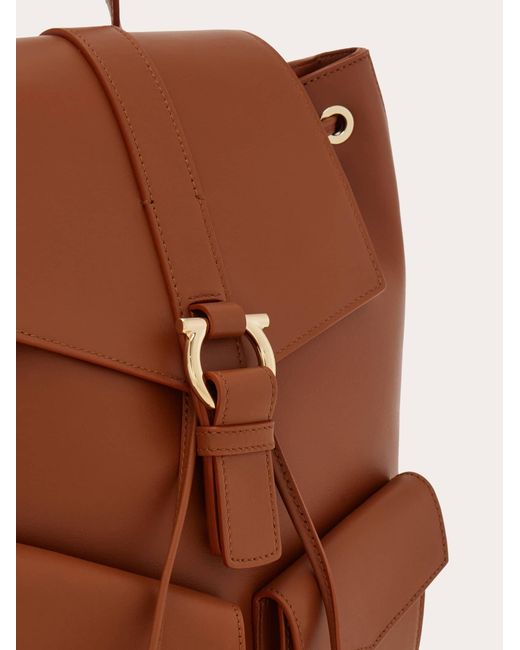 Ferragamo Brown Backpack (M)