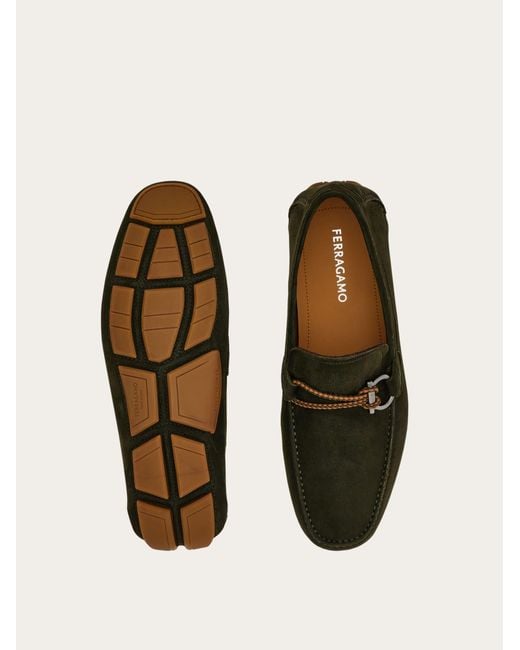 Ferragamo Green Gancini Ornament Driver .5 for men