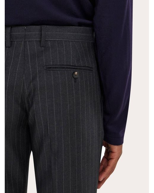 Ferragamo Blue Wool Suit for men
