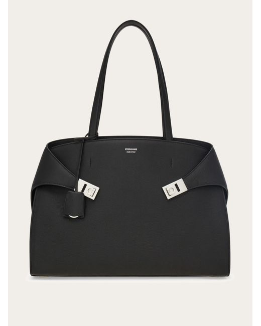 Ferragamo Black Hug Shoulder Bag for men