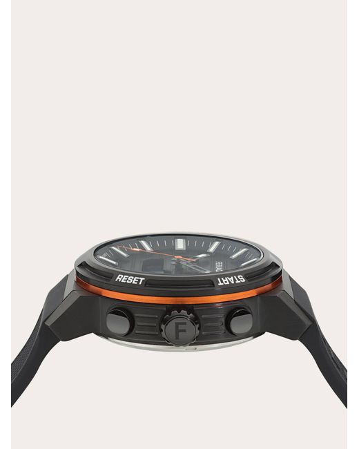 Ferragamo Black Sport Anadigit Watch for men