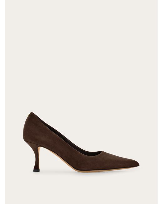 Ferragamo Brown Pump Shoe
