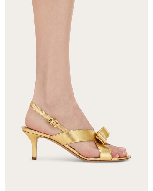 Ferragamo Natural Vara Bow Sandal .5
