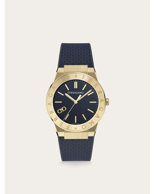 Ferragamo Blue Sapphire Watch for men