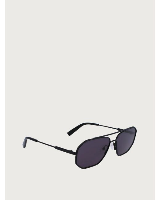 Ferragamo Sunglasses in Black for Men | Lyst