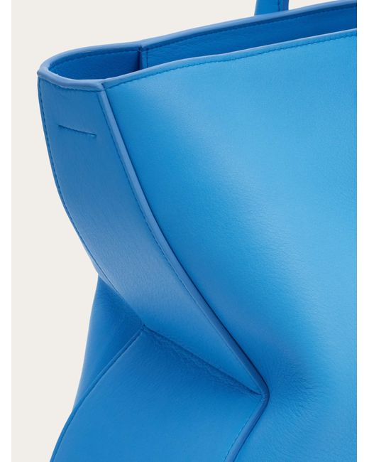 Tote bag (L) di Ferragamo in Blue da Uomo