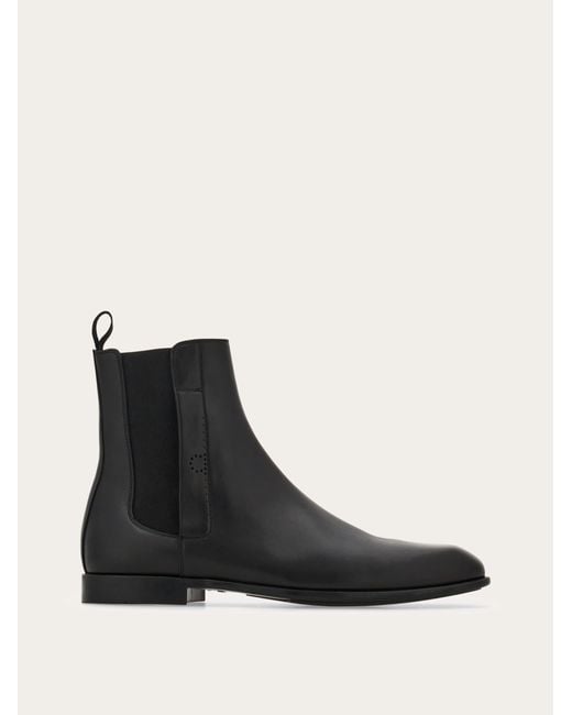 Ferragamo Black Chelsea Boot for men