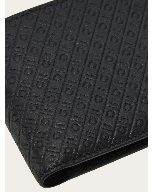 Ferragamo Black Monogram Wallet for men