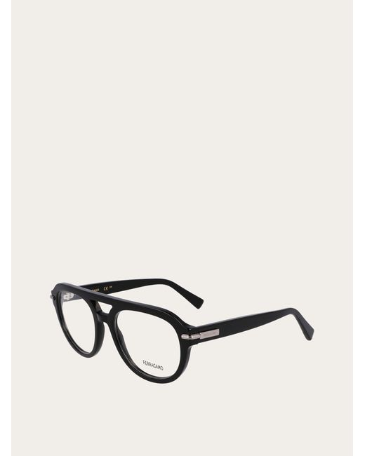 Ferragamo Black Optical Glasses