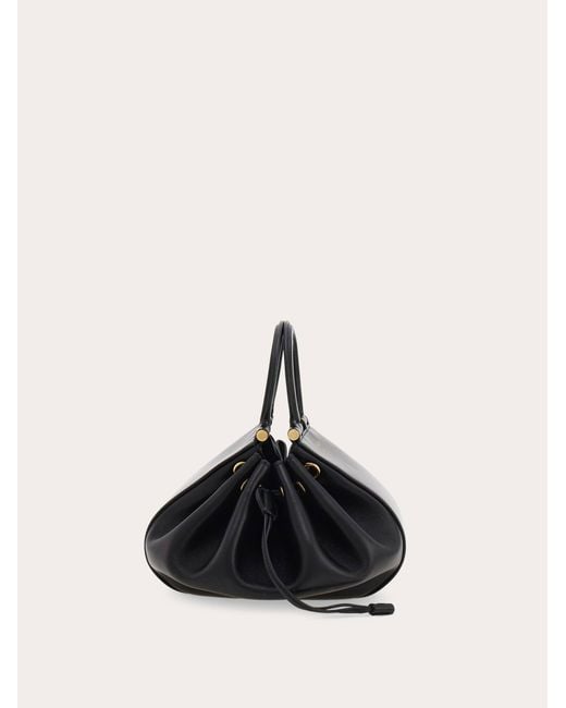 Donna Secchiello Gancini di Ferragamo in Black