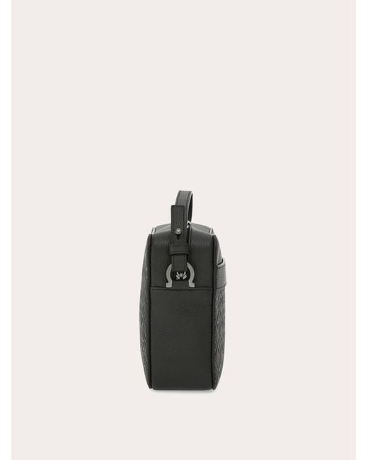 Ferragamo Black Monogram Shoulder Bag for men