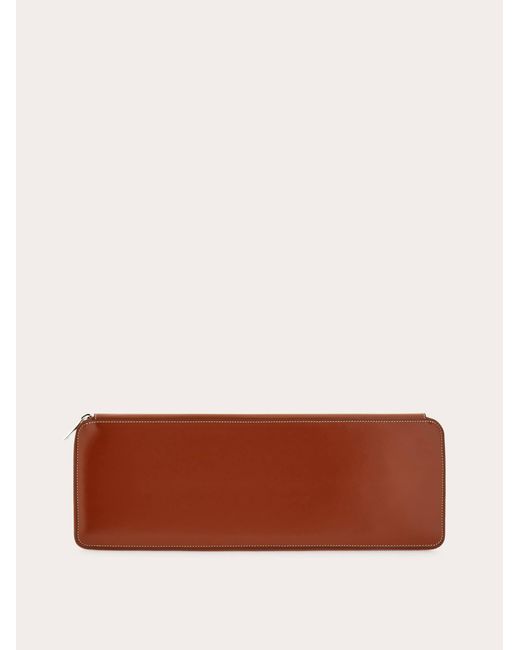 Ferragamo Brown Tie Holder for men