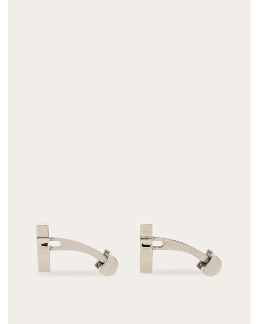 Ferragamo Natural Gancini Cufflinks for men
