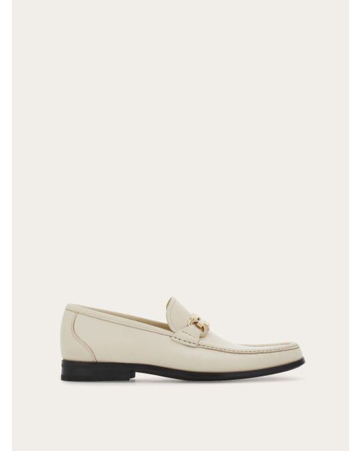Ferragamo Mocasines Adorno Gancini in Natural for Men Lyst UK