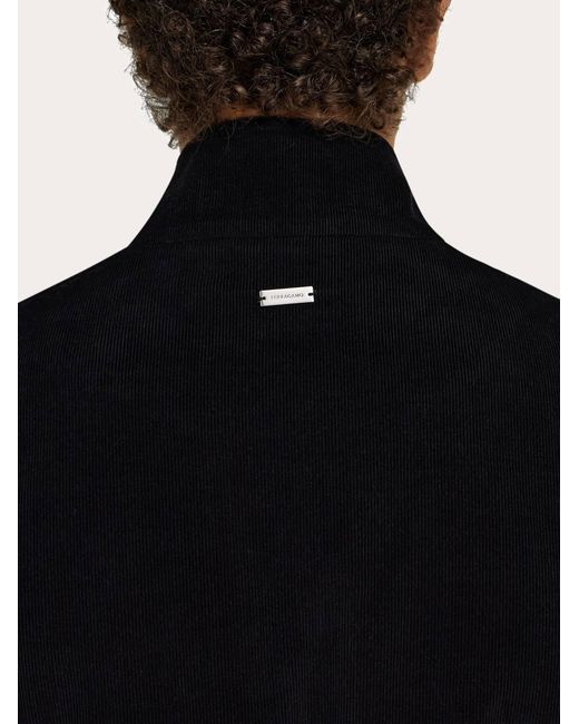 Ferragamo Herren Blouson Aus Cordsamt in Black für Herren