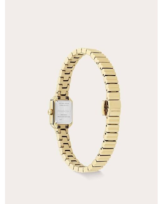 Ferragamo Metallic Crystal Petite Watch