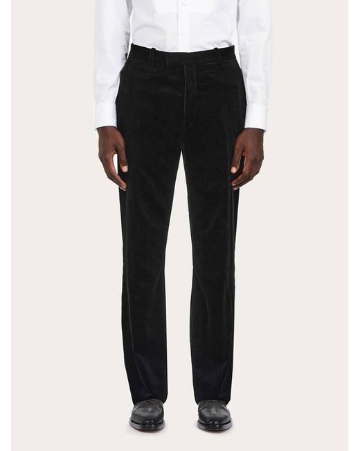 Hommes Pantalon Sans Pinces Noir Ferragamo pour homme en coloris Black