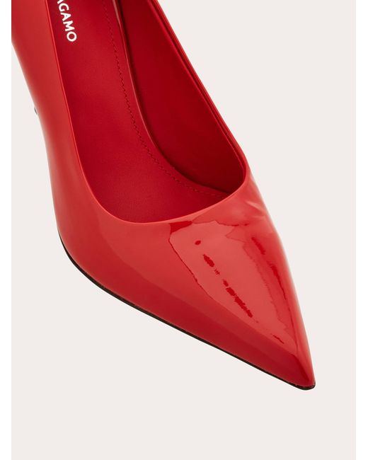 Ferragamo Red Pump Shoe