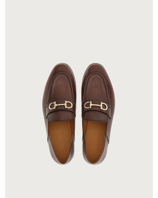Gancini top moccasin brown