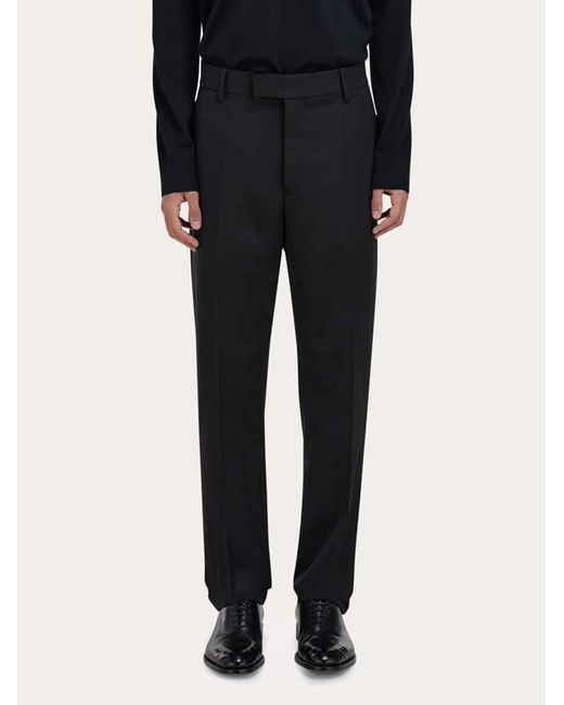 Ferragamo Black Tailored Trouser for men