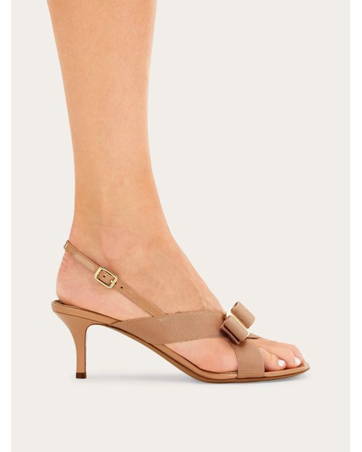 Ferragamo Natural Vara Bow Sandal .5