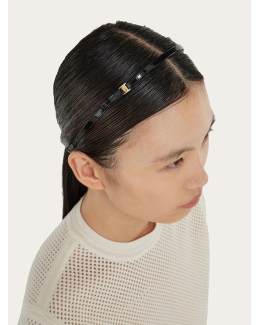 Ferragamo Natural Mini Bow Headband