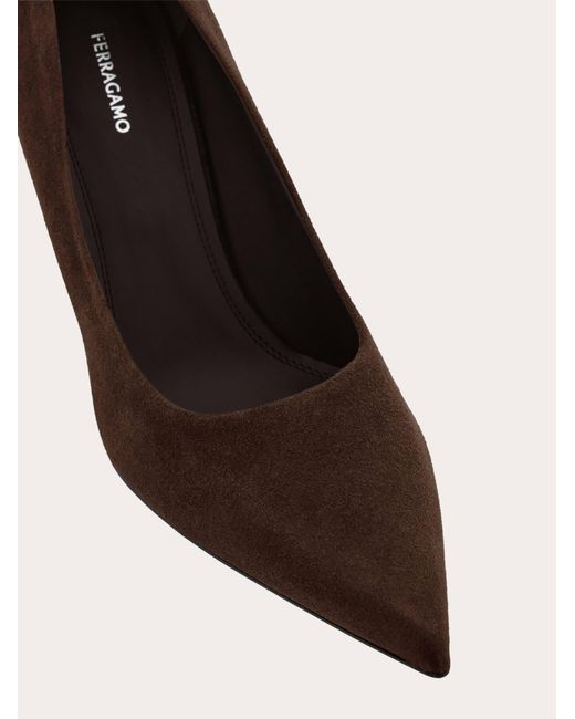 Ferragamo Brown Pump Shoe